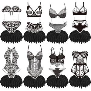 Lingerie Honeycomb Centerpieces 11PCS Lingerie Shower Party Decorations Underwear Bridal Shower Table Decor Bras and Panties Centerpieces for Hen Night Party Supplies
