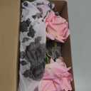 Artificial Rose Bouquet Real Touch Faux Roses 10pcs Pink Flowers Artificial Roses for Wedding Table Centerpiece Bridal Party Decor Home Office Decoration (Pink)