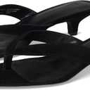 Steve Madden Women's Tracie Heeled Sandal, Black Suede, 8