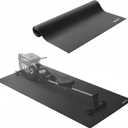 VEVOR Treadmill Mat for Carpet Floor, Exercise Equipment Mat for Treadmills, Stationary & Recumbent Bikes, High Density PVC Floor Protector Gym Mats, Waterproof and Non-Slip for Home Gym