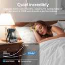 Shintrend Rechargeable Portable Travel Fan - USB Desk Fan with 100 Wind Speeds Small Fan with Digital Display Quiet Desktop Personal Fans for Cruise Ship Office Outdoor Bedroom