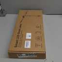 ONEMIX 42" LED Desk Lamp with Clamp, Architect Desk Light with Remote, Adjustable 4-Segment Bar, 1800LM Bright, Eye-Caring Desk Lamp for Home Office, Reading, Study, Dual Monitors, Workbench(Black)