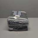 MINTWOOD Design 3-Pack Decorative Woven Storage Baskets for Shelves, Cube Bin Box for Organizing Books, Shoes, Dog Toys, Pantry Closet and Living Room Organizer, Charcoal / Black