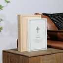 Neatmeat Decorative Books for Home Decor  Faux Book Set with Hidden Storage  Neutral Coffee Table Books for Living Room, Entryway, Bookshelf Styling  Christian Home Decor (Yellow-beige)