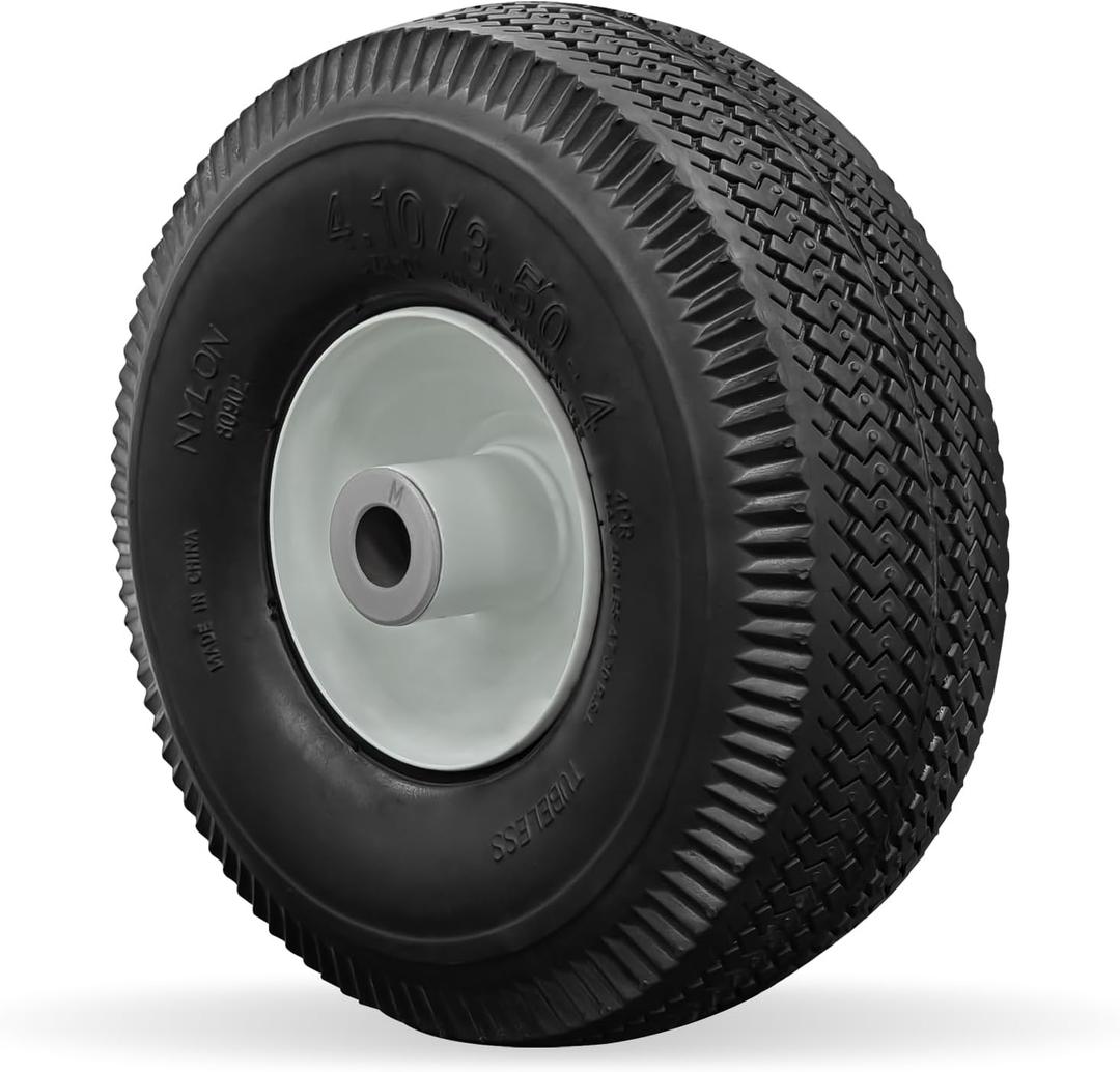 105-3471 Front Wheel and Tire Assembly Replacement for Toro TimeCutter Z 4.10/3.50-4/Exmark Quest Z-Turn Riding Mower(1 Pack)