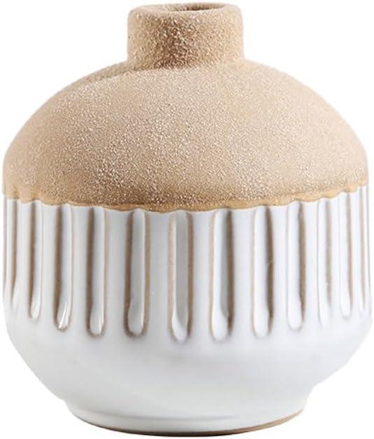 Flower Vase Vases for Decor Style Ceramic Small Vase Creative Flower Ware Home TV Cabinet Wine Cabinet Ornaments Vases for Centerpieces