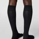 Nike Unisex Adult Baseball/Softball Over-The-Calf Socks (2 Pairs) (Medium, Black/White)