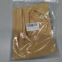 tagunop Women's Sleeveless Tank Tops Scoop Neck Basic Cami Tee Shirts Casual Ribbed Slim Fitted Top (Beige, M)