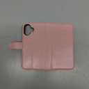 Bocasal Detachable Wallet Case for iPhone 16 RFID Blocking Card Slots Holder Premium PU Leather Magnetic Kickstand Shockproof Wrist Strap Removable Flip Protective Cover 5G 6.1 inch (Rose Gold)