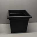 The HC Companies Accent Square Plant Pot w/Drainage - Classic Planters for Outdoor Plants & Indoor Plants - Lightweight & UV-Resistant Square Planter Box (15.5, Black, Pack of 2)