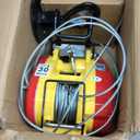 VEVOR 2-in-1 Electric Hoist Winch, 1100 lbs Capacity, 1800W Portable Power Winch, 98 ft Lifting Height, 36 ft/min with Wire and Wireless Remote Control, for Garage, Warehouse, Factory Lifting Towing