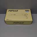 POPULO Electric Toilet Plunger High Pressure Drain Unclogger Plungers for Bathroom, Floors, Heavy Duty Versatile Home Toilet Unclogger Tool (Black)