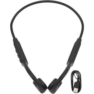 Bone Conduction Headphone, IPX8 Water Resistances, Bone Conduction Headphone Sport Headset, Smart Noise Cancellation for Running, Gym, Walking, Cycling