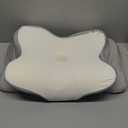 Cervical Neck Pillow, Ergonomic Memory Foam Pillows for Neck Pain Relief with Breathable Pillowcase, Adjustable Contour Neck Support Pillow for Side Back Stomach Sleepers, Odorless (Milk White)