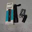 Energizer Rechargeable LED Flashlight X1000, Hybrid Power Capability, Ultra Bright 1000 Lumens, IPX4 Water Resistant, Rugged Aluminum Tactical LED Flash Light (USB Charging Cable Included)