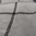 Great Bay Home Flannel Sheet Set California King Size - 100% Turkish Cotton, Double-Brushed, Printed Bed Sheets - Ultra-Soft, Cozy, 4-Piece Bedding Set (Windowpane - White/ Grey)