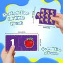 202PCS Puzzles for Toddlers 2-4,Match Games for Toddlers 3-5,Alphabet,Numbers, Animals,ABC Learning Preschool Toddler Learning Activities Educational Toys Game Boy Girl Classroom Must Haves