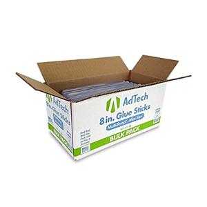 AdTech 8-Inch Mini Hot Glue Sticks, Clear | Multi-Temp, Strong Bonding Adhesive for Crafting, DIY & Repairs | Works with All Mini Glue Guns | Made in the USA