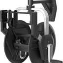 Giraffe Tools Garden Hose Reel Wall Mount, 125FT 5/8" Hose Capacity, Heavy Duty Water Hose Reel for Outside, Retractable Hose Guide with Crank, 210 Swivel, for Yard Lawn Garage
