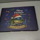 EXUN Premium Fishing Advent Calendar 2025  24 Days of Curated Lures for Men, Teens & Dads  Christmas Countdown Gift Box for Bass & Trout Fishing Enthusiasts