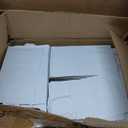 Mlyta 300 Pack 5.25x3.25x8.5 Inch Small White Kraft Paper Gift Bags with Handles Bulk for Goodie, Party Favor Brithday Grocery Shopping, Small Business Wedding Retail Craft Treat, Merchandise Sacks, 1 Count