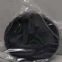 Silicone Bathroom Tray Round Vanity Tray Decorative Soap Holder Kitchen Countertop Organizer Coffee Table Decor for Candle, Perfume, Plant, 11 Inch, Black