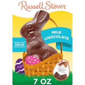 Russell Stover Milk Chocolate Easter Rabbit, 7 oz. (EXP 08/01/26)