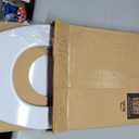 BEMIS 500EC 390 Toilet Seat with Easy Clean & Change Hinges, 1 Pack Round, Cotton White