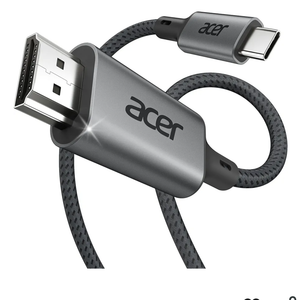 acer USB C to HDMI Cable for Home Office 10FT (4K@60Hz), High-Speed Type C to HDMI 2.0 Braided Cord, Thunderbolt 4/3 Compatible with MacBook, iPhone 16/15 Pro/Max, iMac, iPad Pro, Galaxy S24, Surface