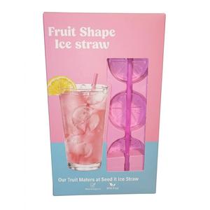 Ice Cube Straw Mold, Pack of 4