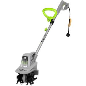 Earthwise TC70025 7.5-Inch 2.5-Amp Corded Electric Tiller/Cultivator, 7.5-Inch, 2.5-Amp Corded, Grey