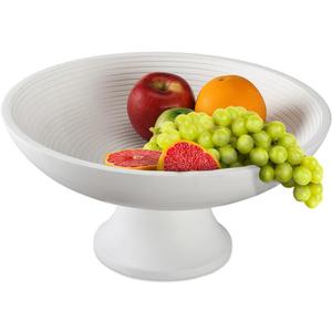 Folkulture Wooden Fruit Bowl for Kitchen Counter | 12" Large Premium Eco Friendly Banana Fruit Basket for Kitchen | White Wood Bowl with Holder, Pedestal for Table Decor, Centerpiece for Dining Table Folkulture Wooden Fruit Bowl for Kitchen Counter | 12" Large Premium Eco Friendly Banana Fruit Basket for Kitchen | White Wood Bowl with Holder, Pedestal for Table Decor, Centerpiece for Dining Table
