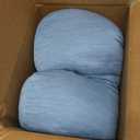 1 MIDDLE ONE Car Pillow for Kids, Memory Foam Cooling Travel Pillow for Car and Adults, Kids Car Pillows for Sleeping on Road Trip, Small Body Pillow for Kid (Cooling Blue)