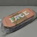 Remerry 4 PCS Nylon Cosmetic Bags Waterproof Spacious Travel Makeup Organizer for Women Chenille Letter Preppy Zipper Pouch Face Stuff Skin Hair Organizer Gift(Black, Nude Pink, White, Coffee)