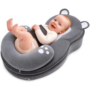 Vzittni Anti Overflow Feeding Pillow, Breastfeeding Pillow Reducing Spit-Up, Removable Top and Bottom
