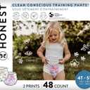 The Honest Company Clean Conscious Training Pants for Sensitive Skin | Hypoallergenic, Fragrance Free | Magical Moments + Butterfly Kisses | Size 4T/5T (38+ lbs), 48 Count