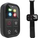 Wireless Smart Remote Control Compatible with GoPro Hero 13/12/11/11Mini/10/9/8/Max LED Colorful Screen Built-in Battery 80M Control Distance with Wrist Strap, USB Charging Cable