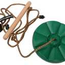VICASKY Tree Swing Disc for Boy Girl Plastic Outdoor Swing for Backyard Play Enhances Parent-boy Girl Bonding Multi-Scene Use for Home and Parks