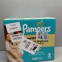 Pampers Swaddlers Diapers, Size 2 (10-22 lbs), 148 Count, Absorbent, Keeps Baby Dry and Comfortable, Skin Safe Disposable Baby Diaper