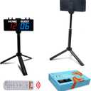 YZ Battery Powered Scoreboard Clock Timer with Buttons, Portable Digital Scoreboard with Remote, Electronic Scoreboard with Stand, Cornhole Score Keeper for Outdoor Yard Games/Shuffleboard/Pickleball