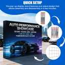 9.84 X 7.4FT Portable Pop Up Display Stand, Aluminum Folding Banner Stand, Fabric Tension Backdrop Booth Frame for Trade Shows, Weddings, Retail & Outdoor Events (Including A Carry Bag)