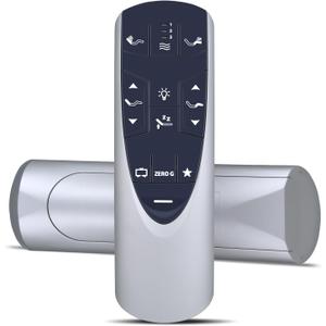Replacement Remote Control for Tempur-Pedic Ergo/Ergo Extend Compatible with Model JLDK.33.01.36/RF502A Adjustable Bed Base(Silver Black)