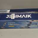 Pool Vacuum for Above Ground Pool, JESIMAIK 18.5 GPM Powerful Suction Handheld Pool Vacuum, 60min Runtime,Telescopic Pole Cordless Pool Vacuum for Above/Inground Pool, Spas, Hot Tubs Cleaning