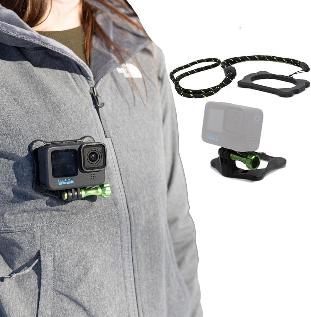 SNAP Mounts Magnetic Action Camera Chest Mount for GoPro & DJI Osmo Action