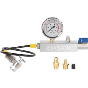 Nitrogen Shock Fill Kit with 700Psi Nitrogen Gauge and G1/4 & Schrader Valve Nitrogen Regulator Shock Fill No Loss Chuck Tool for ATV, ATC, UTV, Off-Road Bike, Dirt Bike