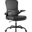 MINILIVE Compact Ergonomic Office Chair, Black