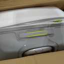 Samsonite Freeform 2-Piece Luggage Set - Carry-On & Large Checked Luggage with Dual Spinner Wheels - Durable Polypropylene Hardshell - TSA Lock, Airline-Approved - Expandable Hard Shell - White/Grey, 20"L x 13"W x 27.6"H