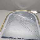 Piegricdiat Decorate Makeup Mirror with Light, Bathroom Mirror with Touch Screen, Three-Speed Color Change, Dressing Table Mirror(Color:Without Light)