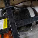 VEVOR Drain Cleaning Machine 50 FT x 1/2 Inch, Sewer Auger Auto Feed with 4 Cutter & Air-activated Foot Switch for 2" to 4" Pipes, Orange, Black