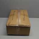 downluxe Waterproof Outdoor Chair Cushions Set of 4, 19" x 19" x 3" Patio Chair Cushion with Non-Slip Ties & Handle, Square Outdoor Cushion for Patio Furniture with Removable Cover, Orange